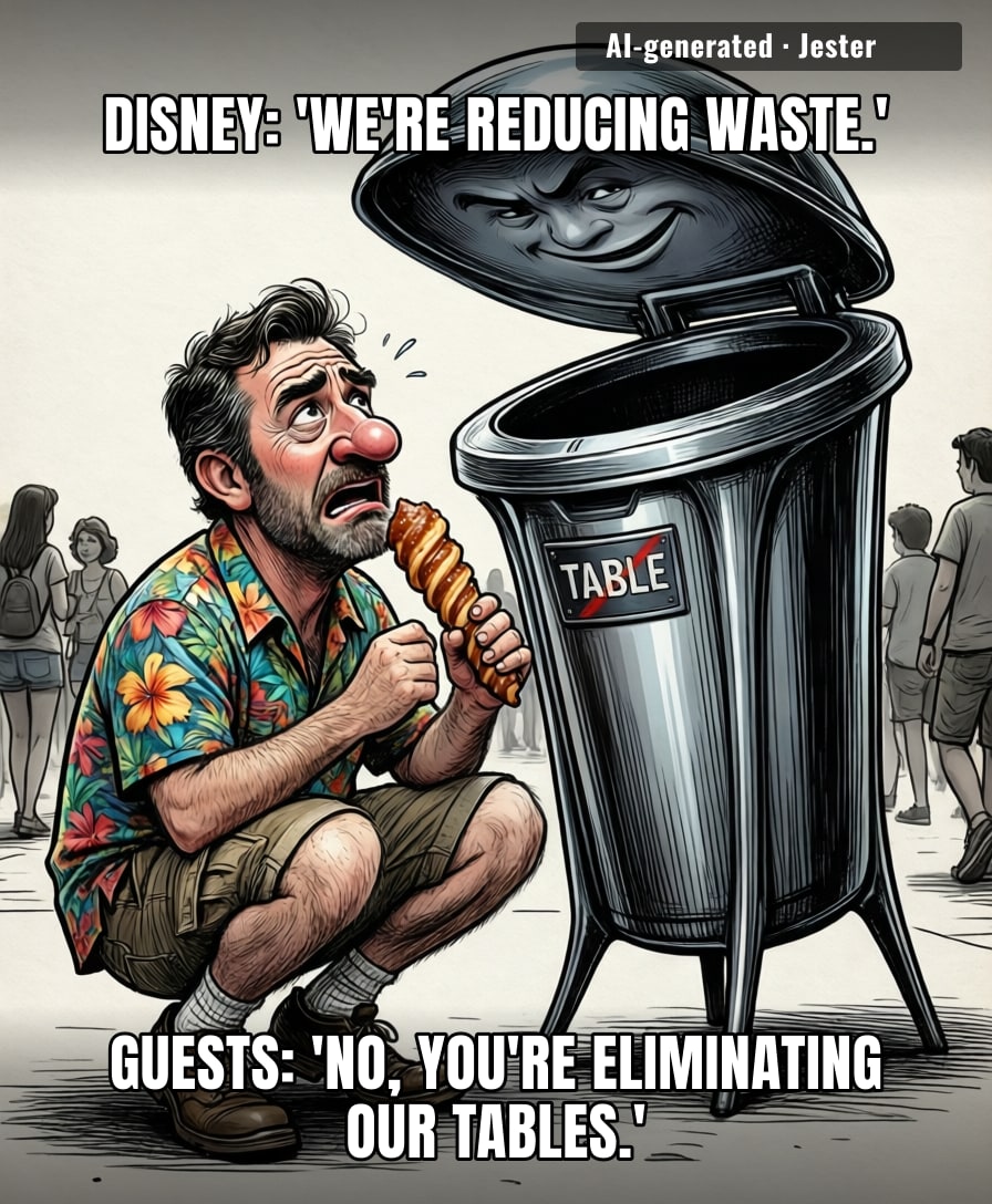 Disney's new trash cans are the first thing in that park that doesn't want to be eaten off.