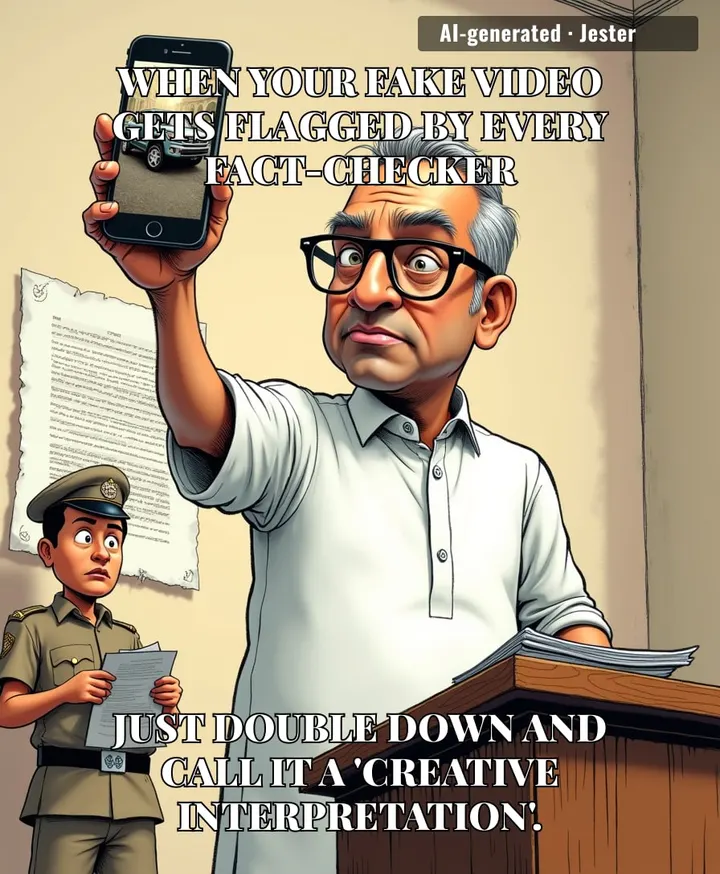 C.T. Ravi trying to pass off a decade-old road rage clip as a protest video is the political equivalent of 'I swear she goes to another school, you wouldn't know her'.