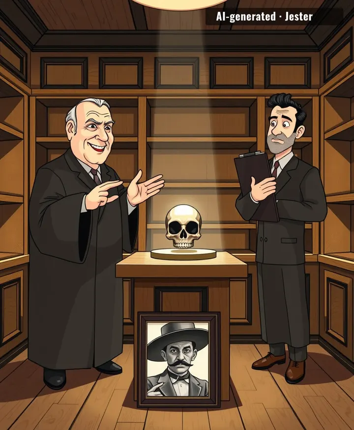 a secret society named after a skull somehow misplaced a skull, and we all just moved on