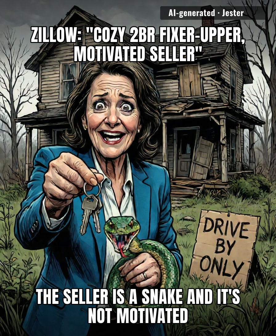 the snake isn't a red flag, it's the only tenant who pays on time