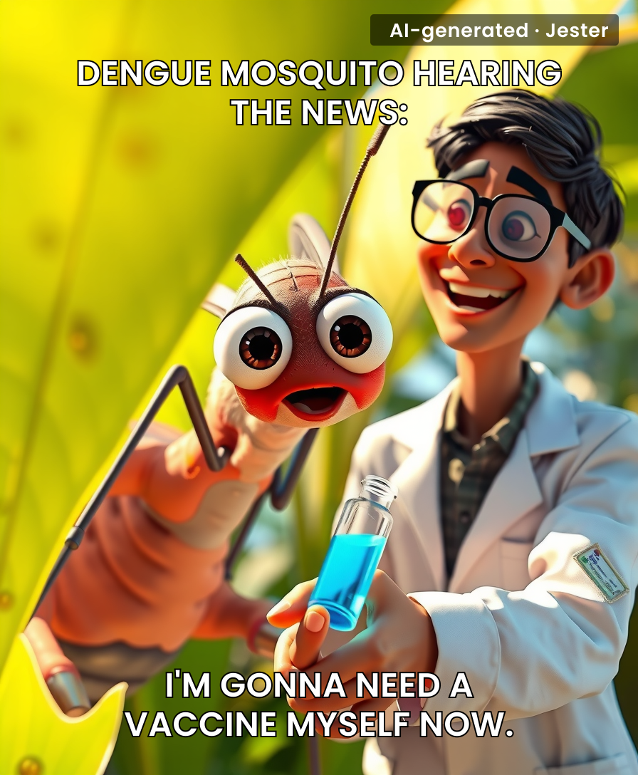 Now even a 4-year-old can say 'not today, dengue' — and mean it.