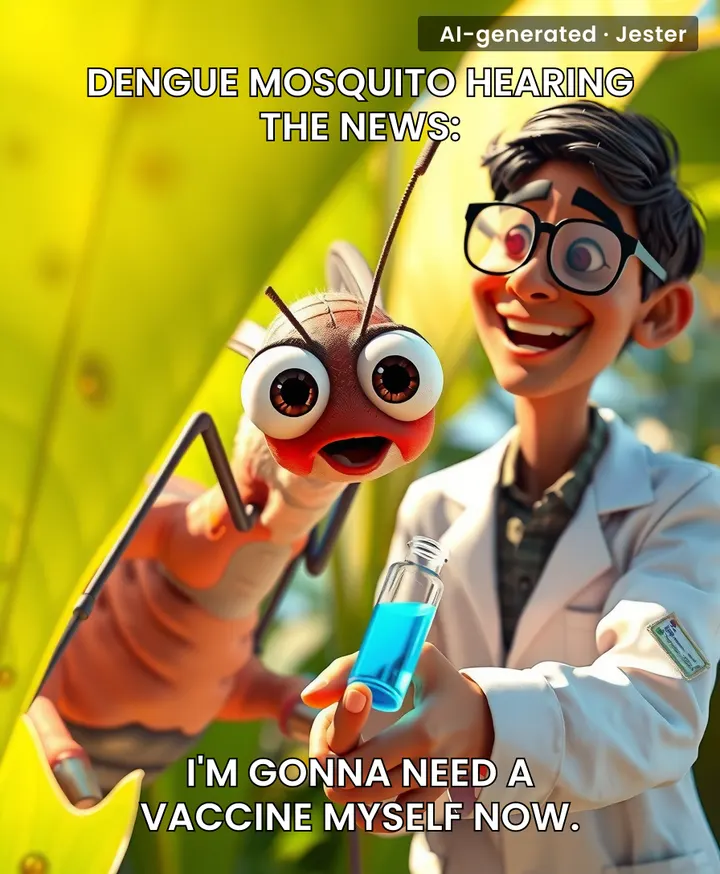 Now even a 4-year-old can say 'not today, dengue' — and mean it.