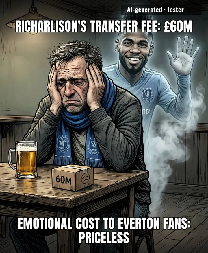 Everton fans are the only ones who understand 'verbal agreement' means nothing and 'collapse' is just a Tuesday.