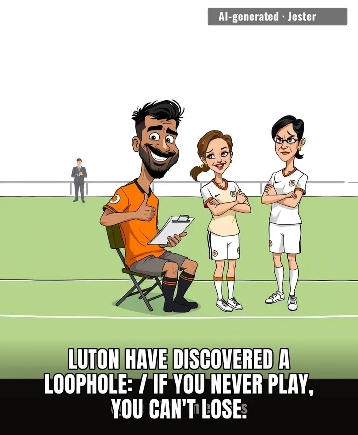 Luton treating football like the rest of us treat the gym.