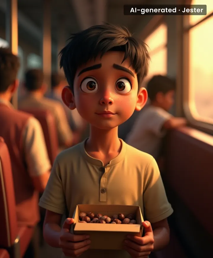While his classmates learn multiplication tables, he's learning the price of survival.