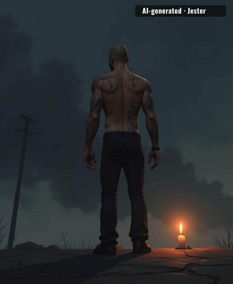 A near-death experience that reshaped his life, art, and addiction.