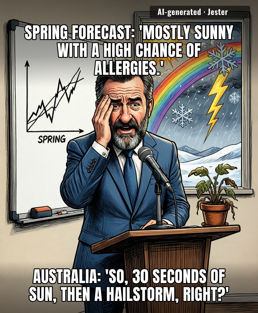 The only thing more unpredictable than the spring forecast is my hay fever timetable.