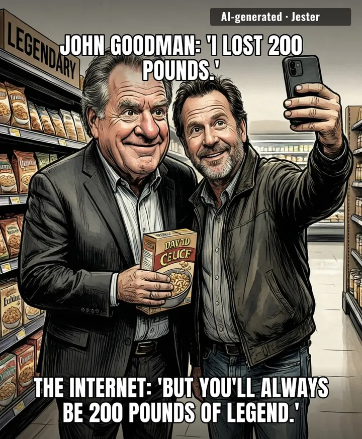 John Goodman's weight loss is so dramatic that even his old fan mail is asking for a refund on the 'big friendly guy' persona.