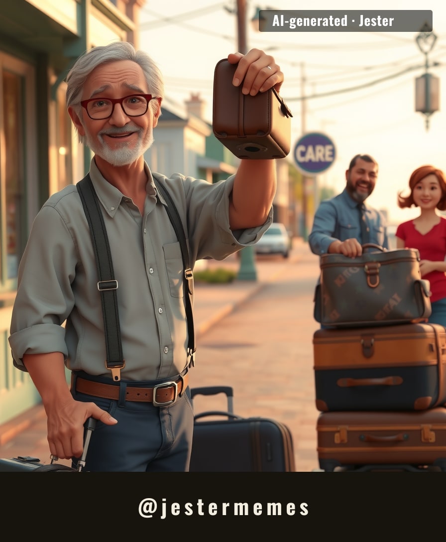 Sir, you came for the luggage, not the entire state of Texas — they just followed you home.
