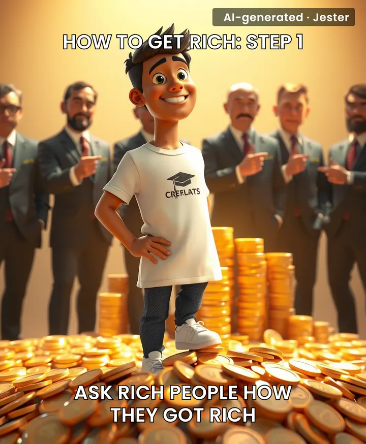 Somewhere a trust fund kid is explaining how 'hard work' got him his first million.