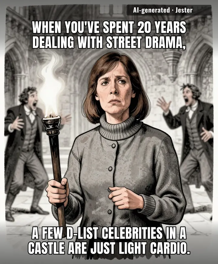 Going from Weatherfield to The Traitors isn't a career move, it's just practicing for when the neighbors actually want to kill you.