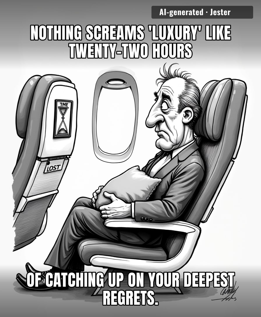Turkish Airlines finally perfected a travel experience where you arrive at your destination with more baggage than you started with—specifically, a profound sense of existential dread.