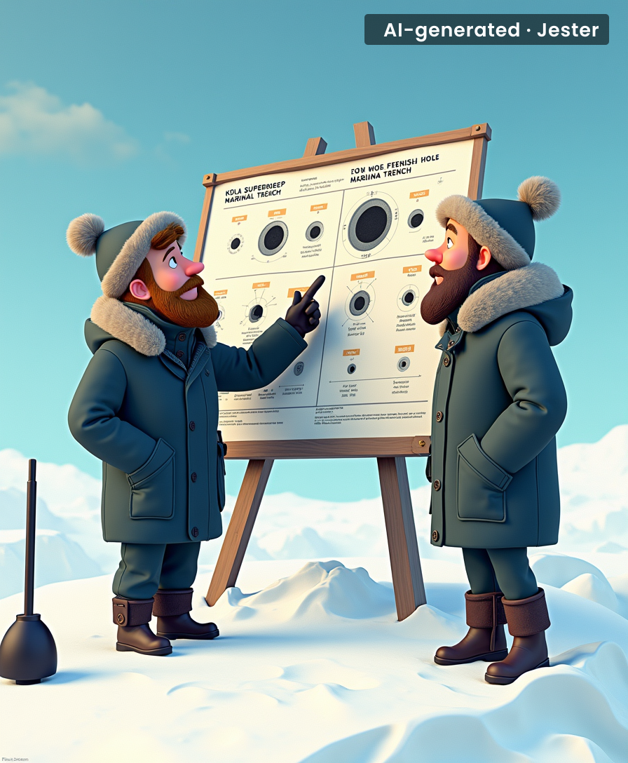 The Kola Borehole: 12 km of rock, $100 million, and zero dinosaurs. Worth it.