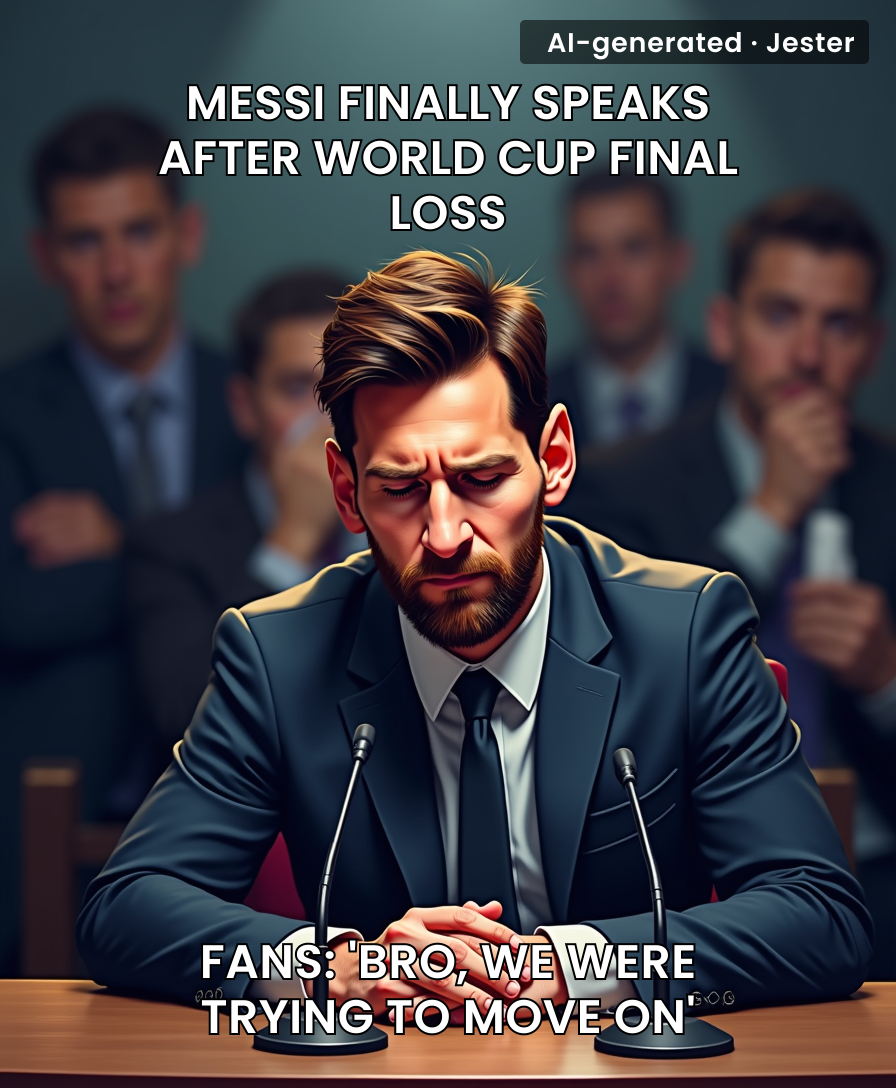 The only thing more painful than losing the World Cup final is having to do the press conference about it.