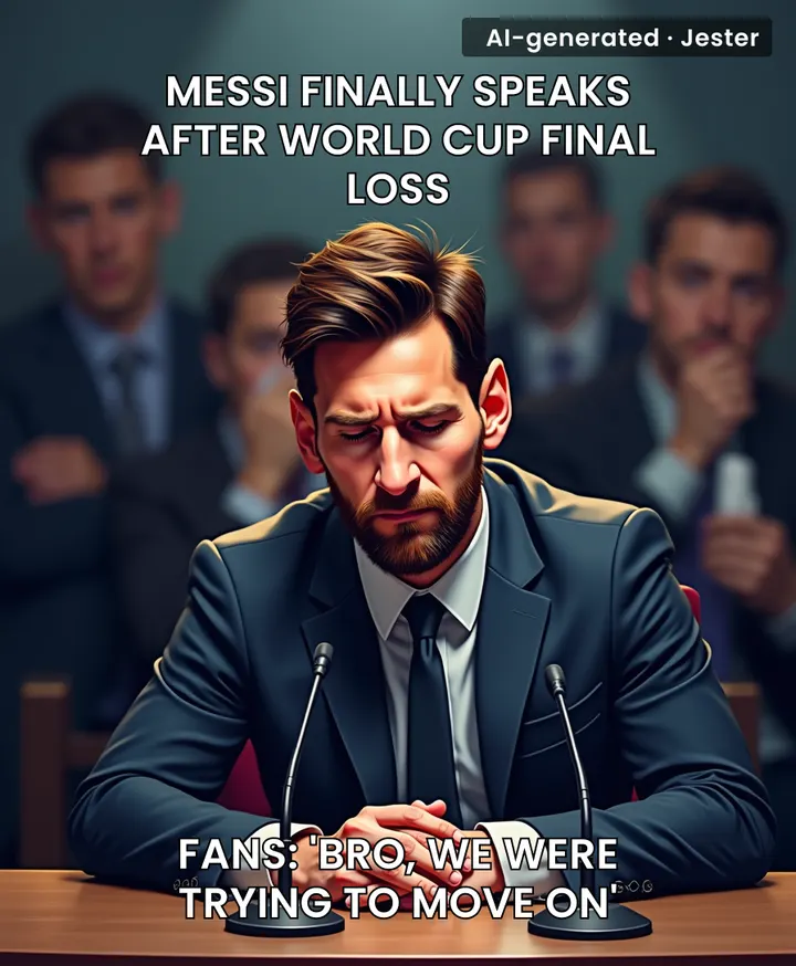 The only thing more painful than losing the World Cup final is having to do the press conference about it.