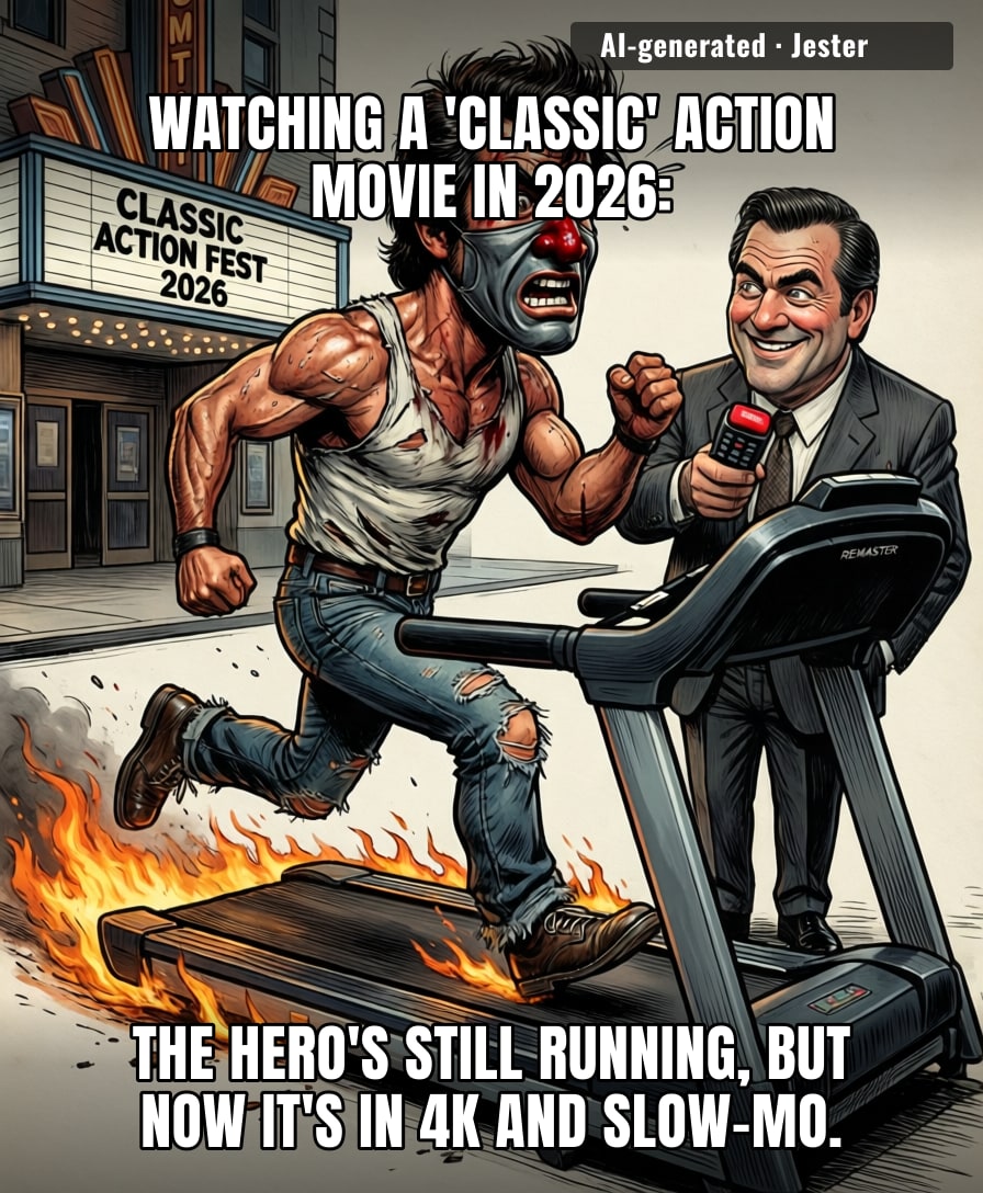 The only thing harder to catch than the villain is a classic action movie that hasn't been rebooted yet.