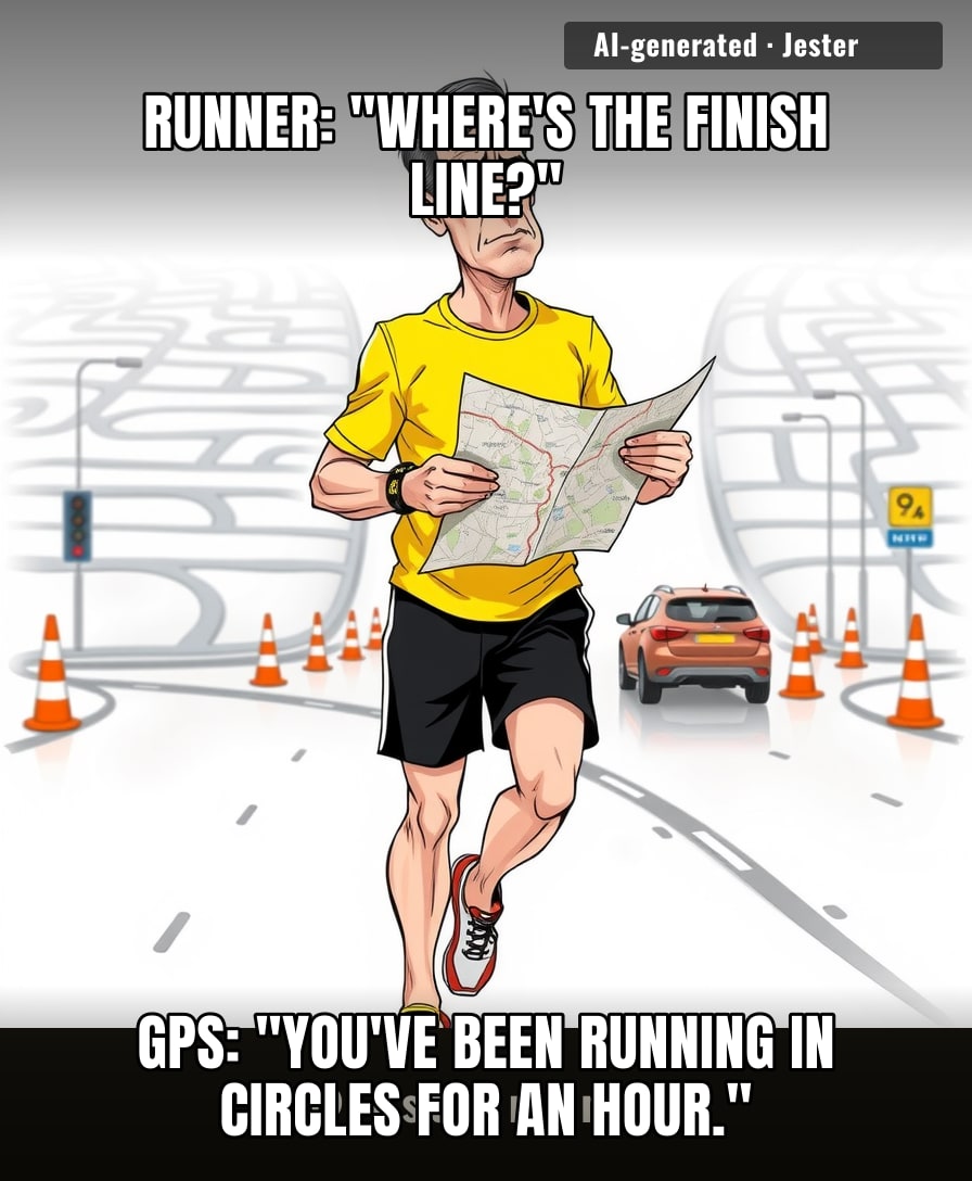 The Big Half's route map is just London's way of reminding you that even your fitness goals can't escape the congestion charge.