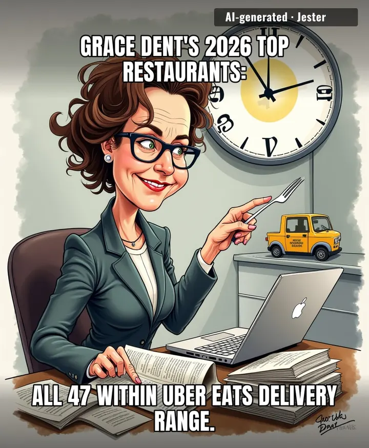 Grace Dent's 2026 list is just a map of everywhere she can expense a hangover brunch.