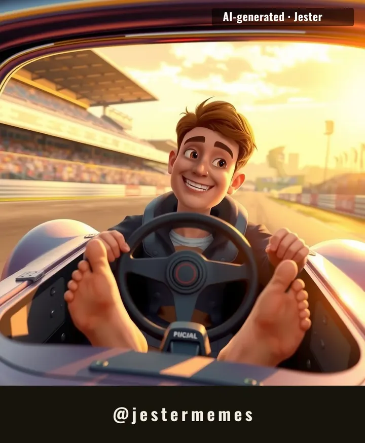 Callum's feet do more before breakfast than most of us do all day—and he's about to do it at 110 mph.