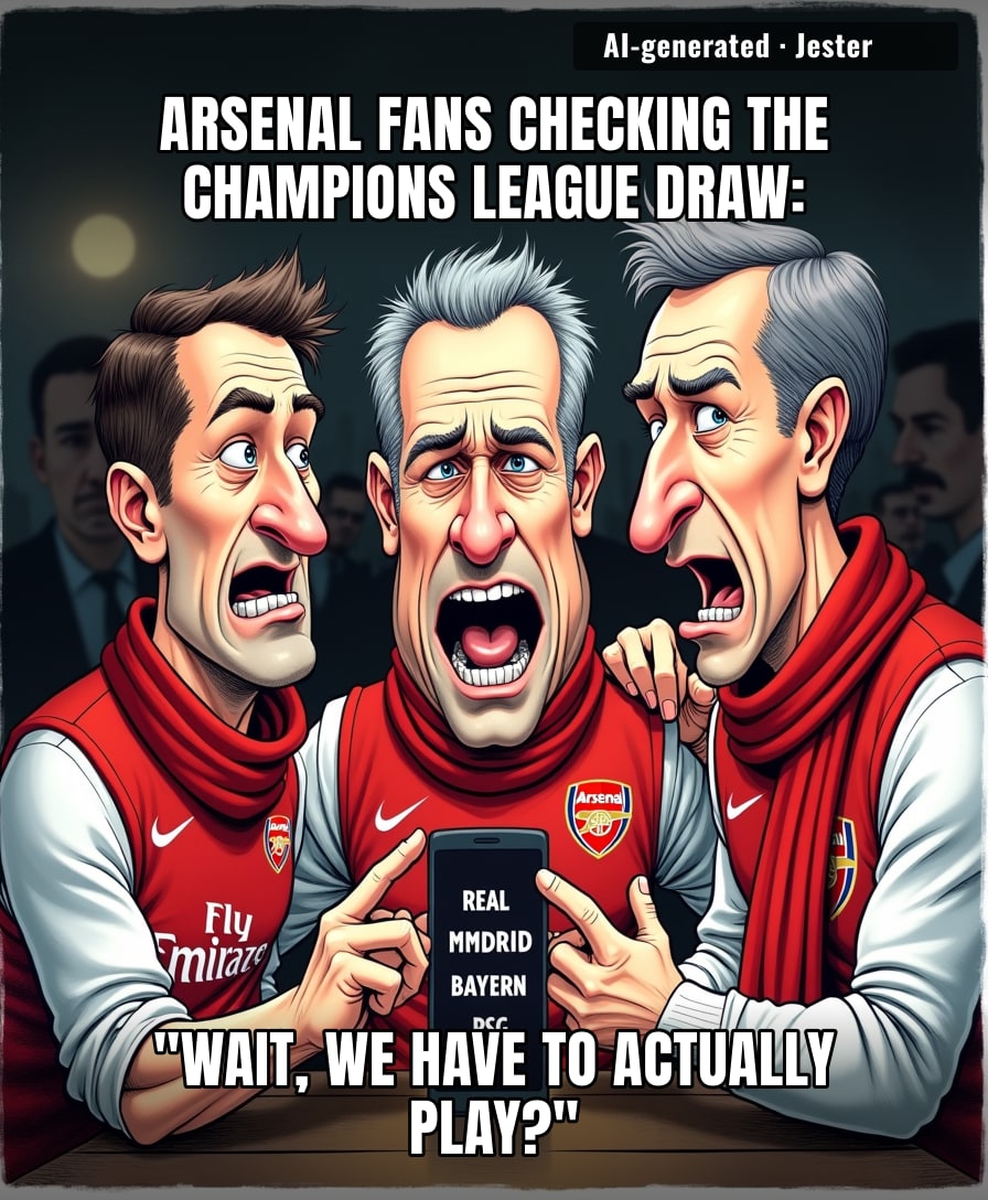 Arsenal's Champions League draw is like a participation trophy you have to qualify for.