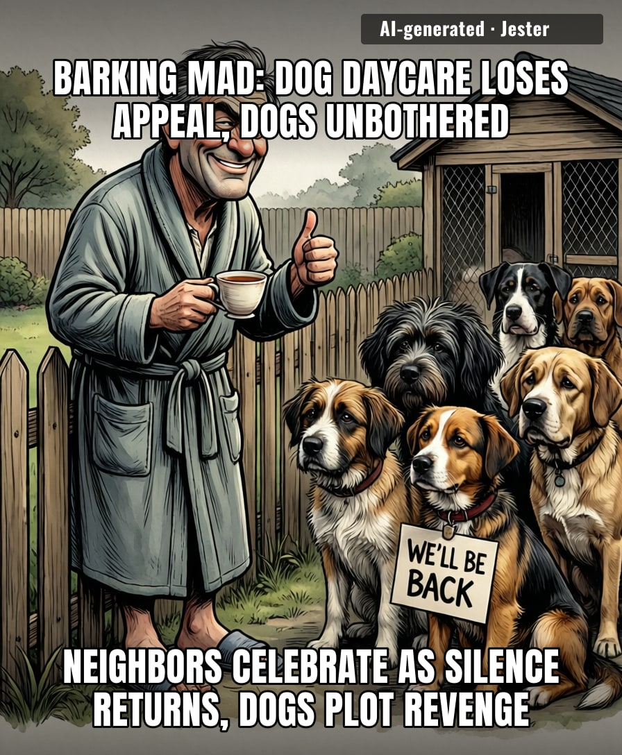 The real winners here are the neighbors who now realize silence is golden, especially after paying for their own peace.