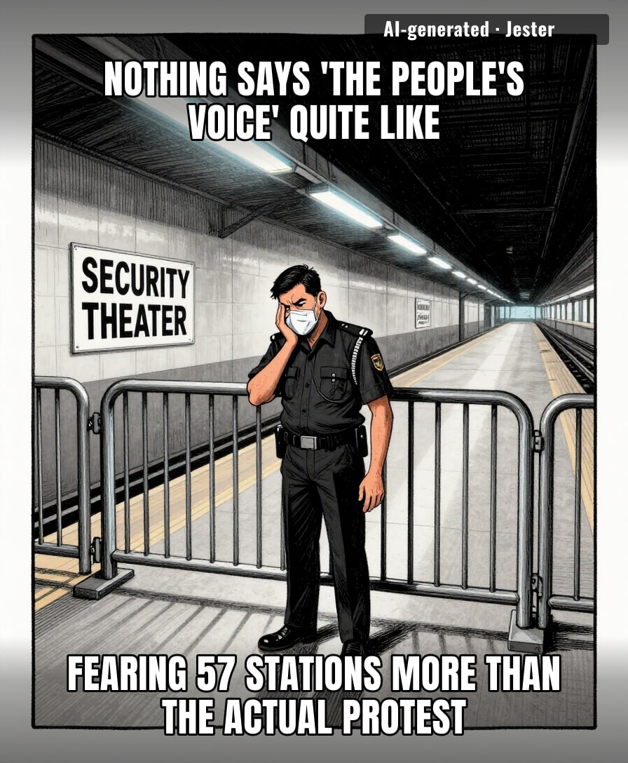 nothing says public safety like shutting down all the public