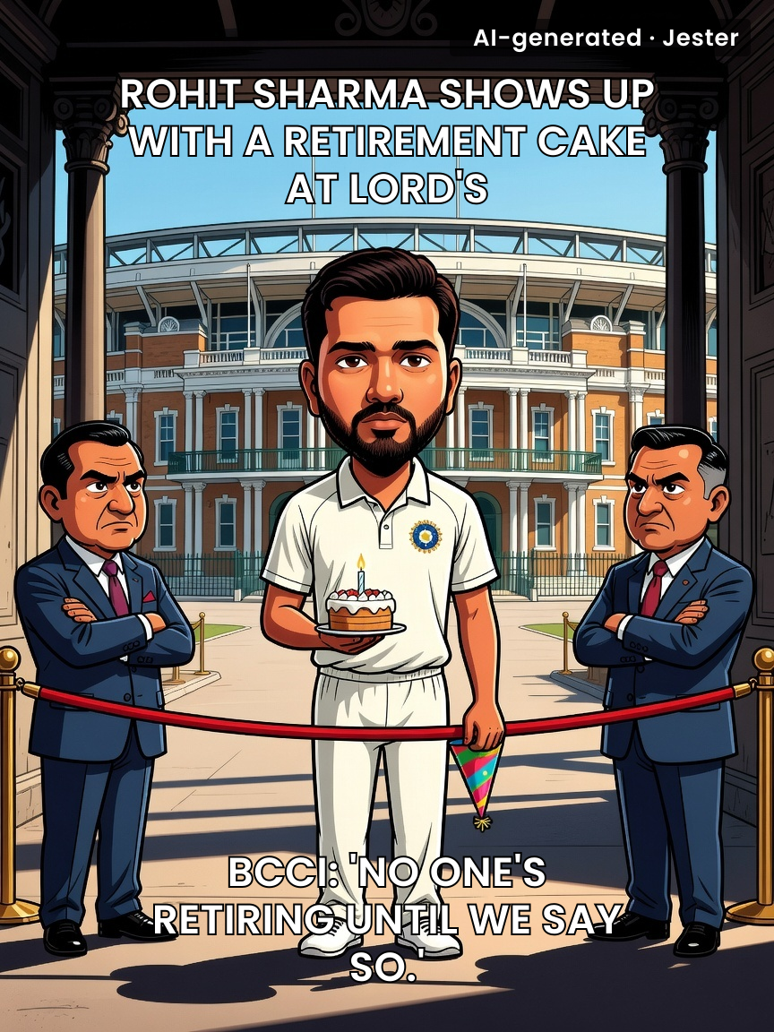 Rohit Sharma’s retirement: the BCCI’s way of saying 'we don't let players quit, we retire them.'
