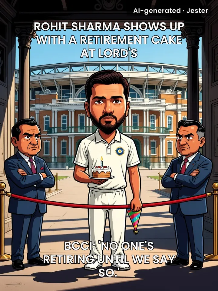 Rohit Sharma’s retirement: the BCCI’s way of saying 'we don't let players quit, we retire them.'