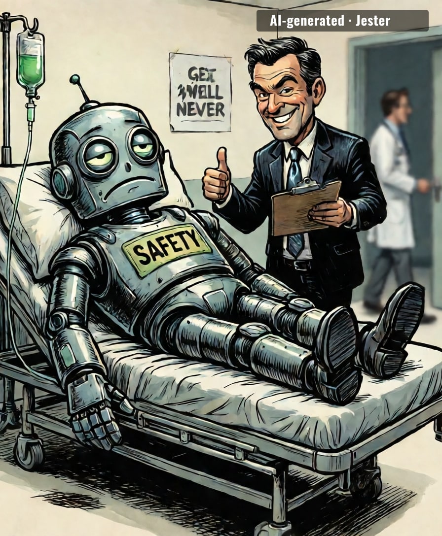 so the culture is sick, and the doctor just quit