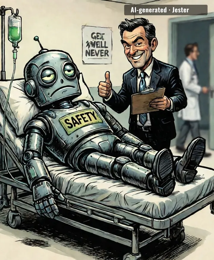 so the culture is sick, and the doctor just quit