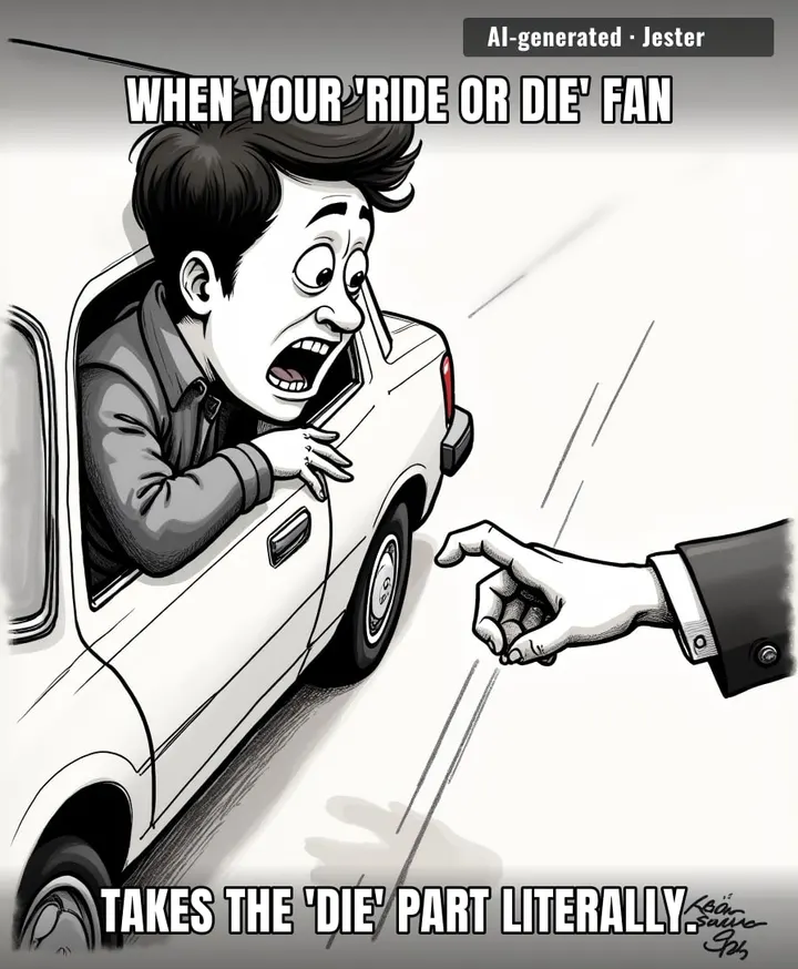 Yu Yuhan just found out the hard way that some fans think a car door is just a souvenir with a pulse.