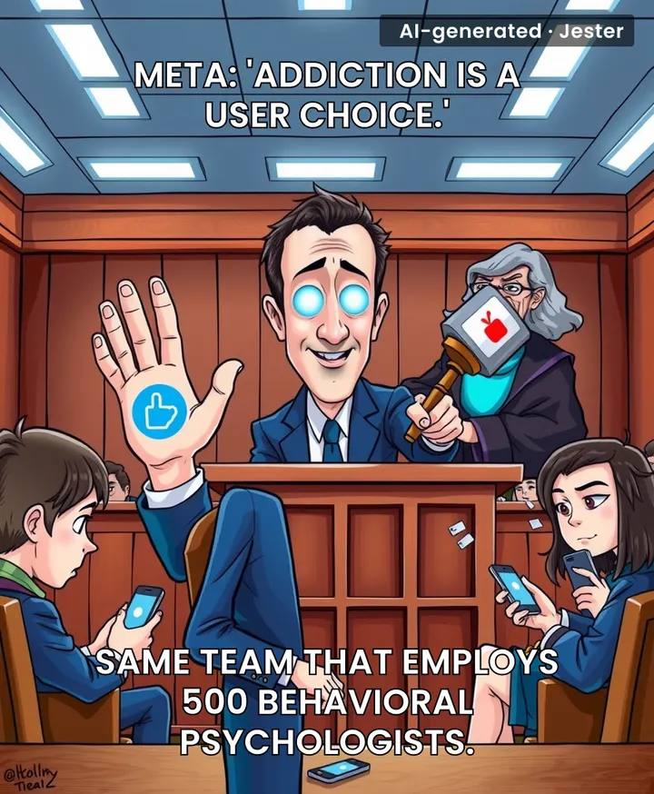 The only thing more addictive than Instagram is Meta's ability to deny they engineered it that way.