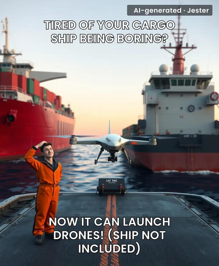 The Pentagon looked at a container ship and thought, 'What if it was also a drone mom?'