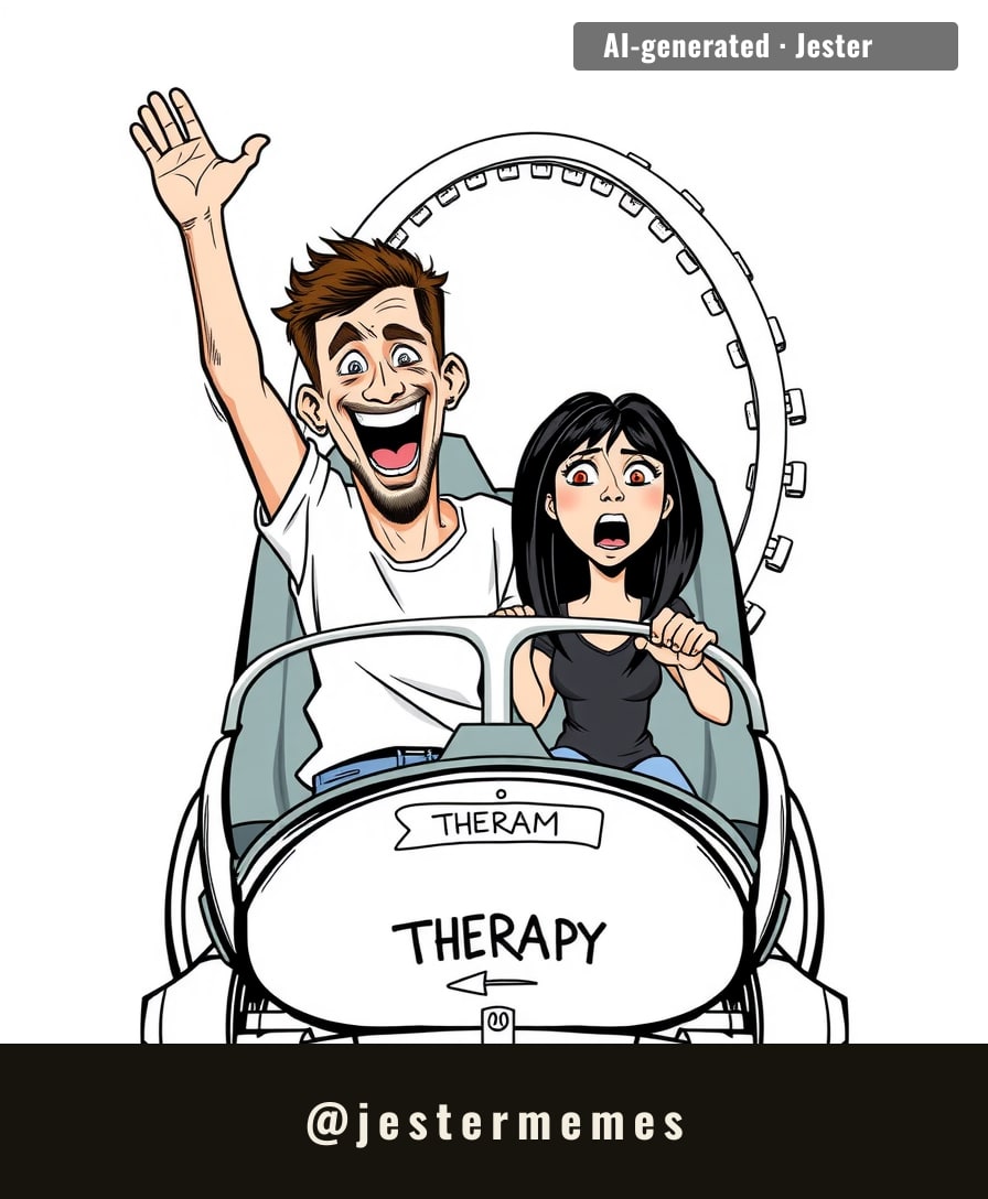 When your therapy session has a height requirement and a gift shop.