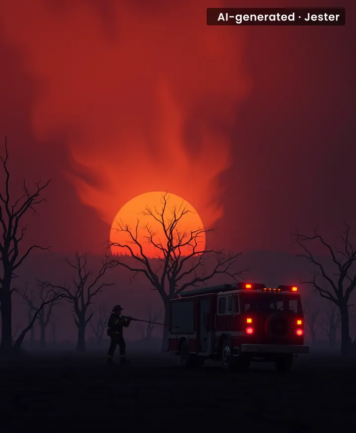 A fast-moving wildfire tests California's readiness as dry conditions fuel another blaze.