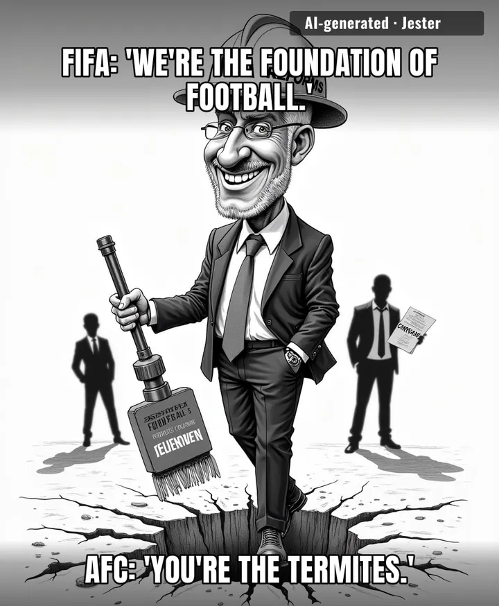 FIFA's 'foundations' are held together by denial and cash.