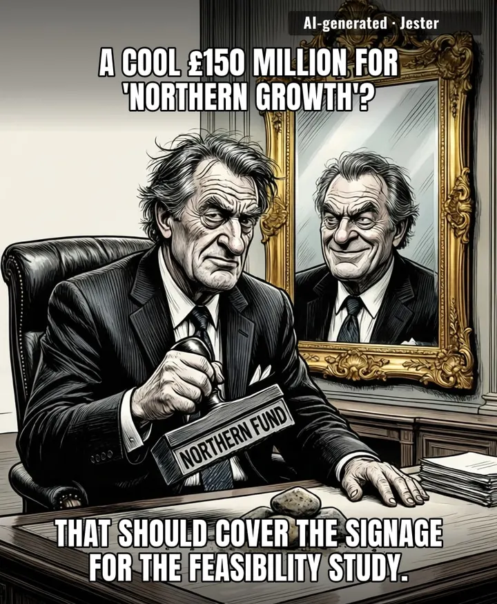 The government is once again throwing millions into a 'Northern fund,' mostly so they can remember which side of the country isn't London on a map.