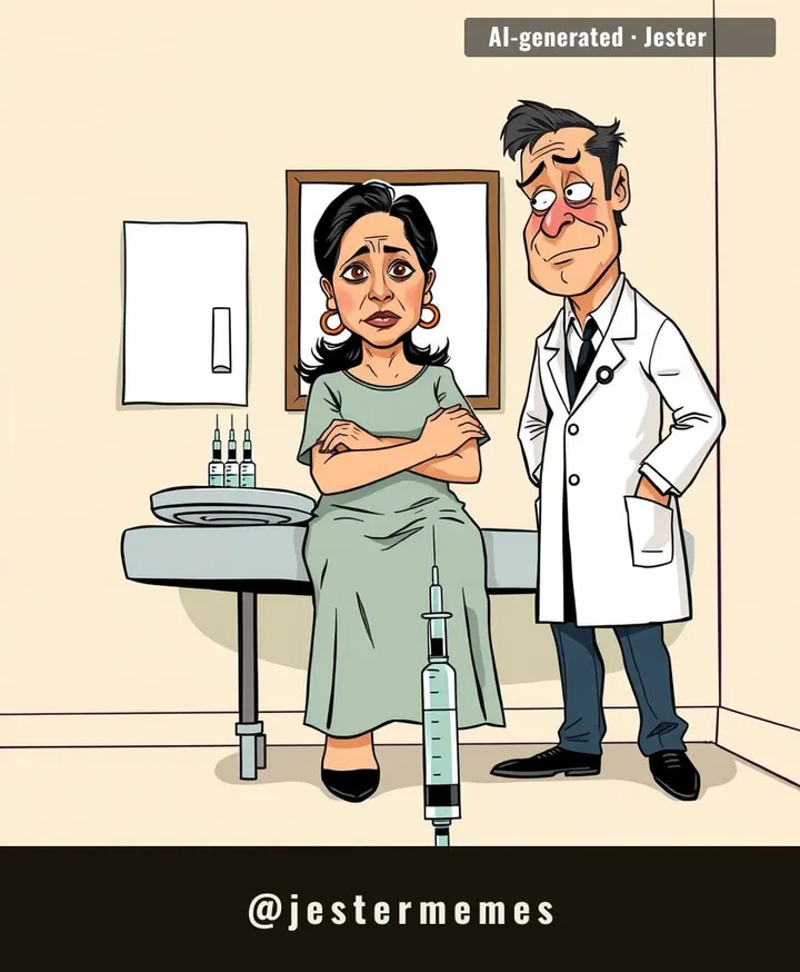 two jabs and you drop 20kg, three and you can finally say no to your mother