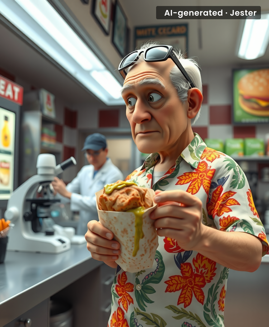 When your fast food is so processed even the government can't tell what animal it came from.