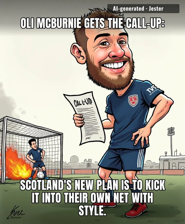 Scotland's new tactic: let McBurnie do for the opposition what he does for his own team.