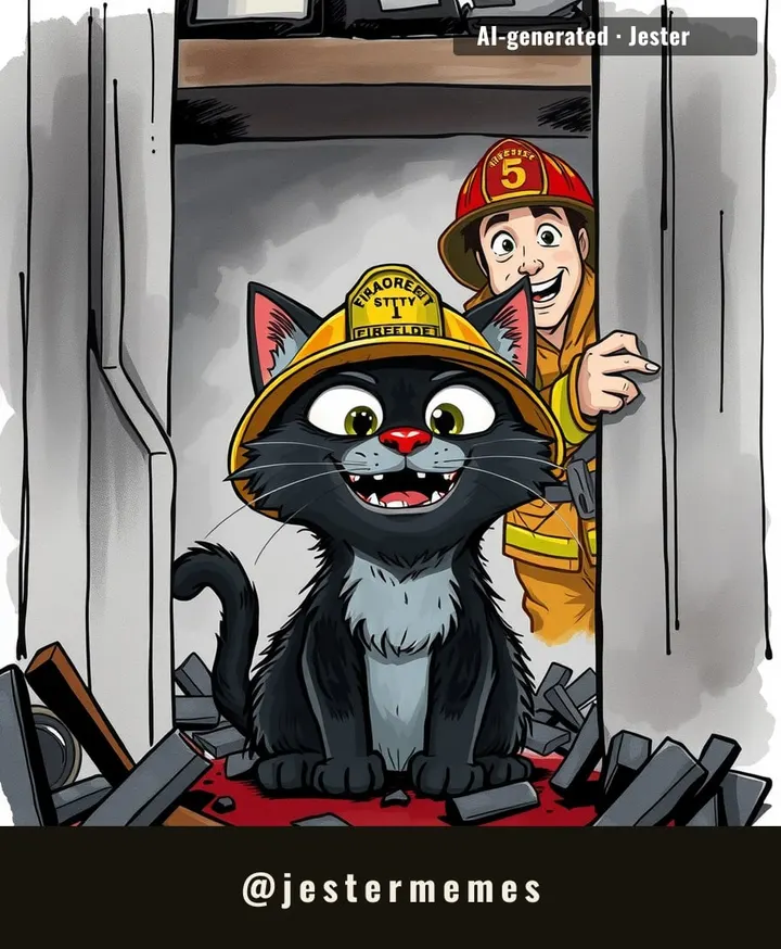 Seventy-two hours, 100,000 gallons of water, and the only thing that survived was the cat named after a breakfast food. Somebody order nine lives to go?