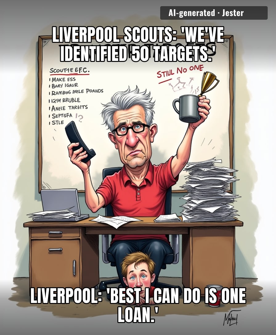 Liverpool's transfer strategy is a group project where one guy does all the work and the rest just nod.