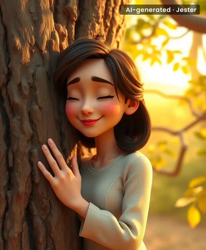 When your sixth sense is just really good hearing and a whole lot of faith in trees.