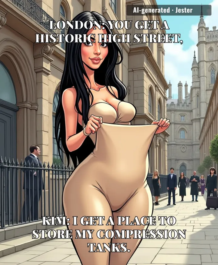 Kim Kardashian opening a flagship store in London is the ultimate proof that gentrification is just the process of replacing local history with spandex.