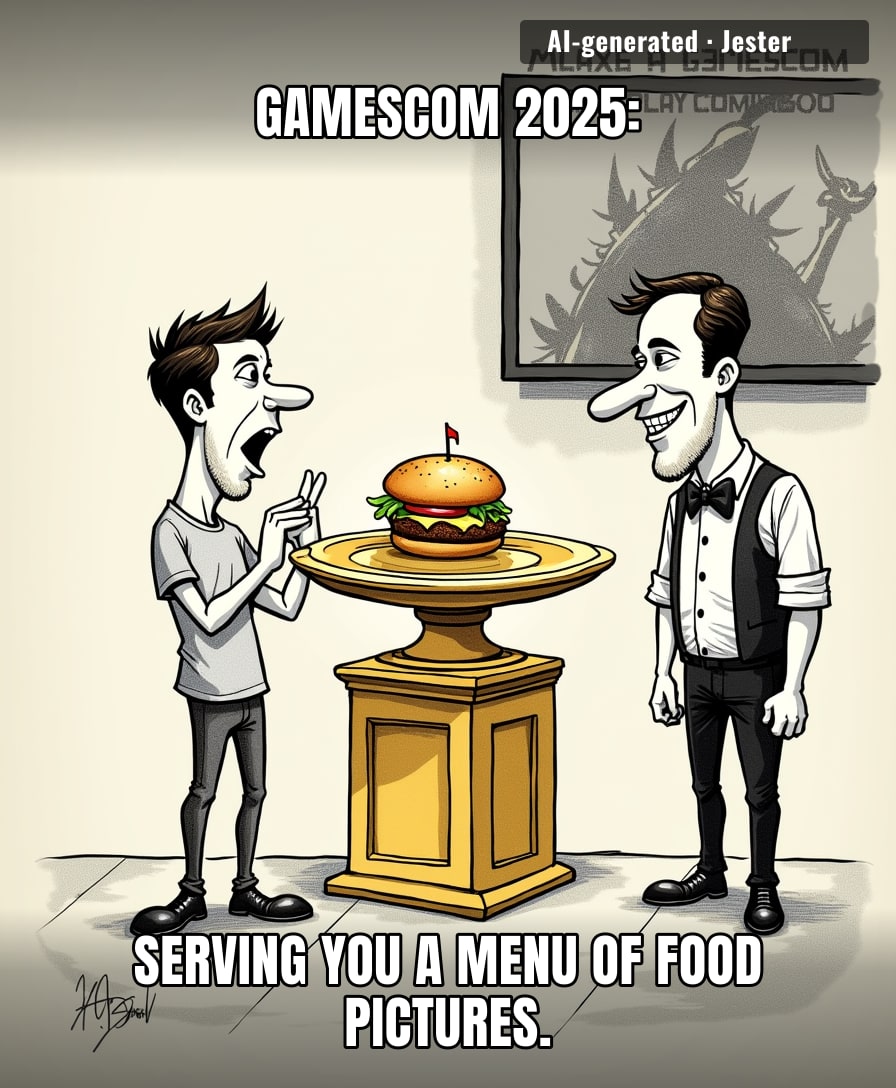 Gamescom's opening night was like being served a 3-course meal of just the menu, and the waiter telling you the kitchen's closed.