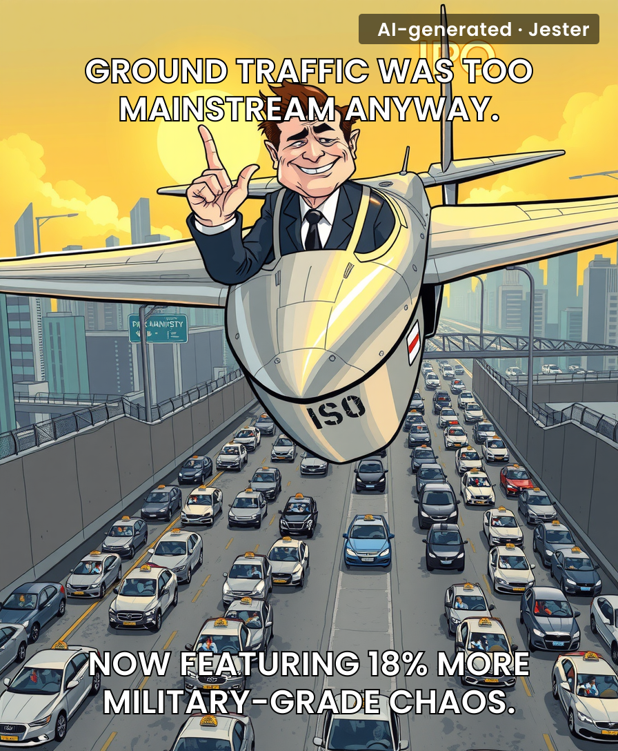 Archer is really out here trying to turn the morning commute into a tactical drone strike.