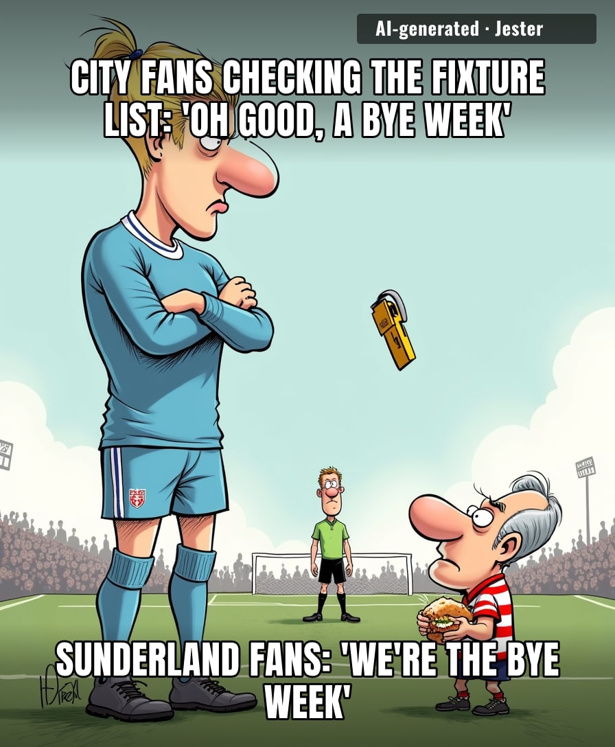 Sunderland travelling to the Etihad is just a very public, very expensive cardio session.
