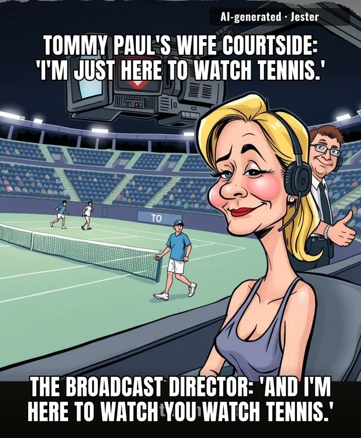 The real match at the US Open is Tommy Paul versus the camera operator's widening aperture.