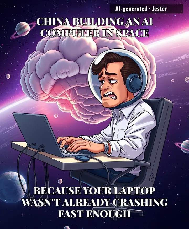 Adding 1,000 satellites to the sky just to ensure the AI knows exactly which targeted ads to show me while I'm looking at the moon.