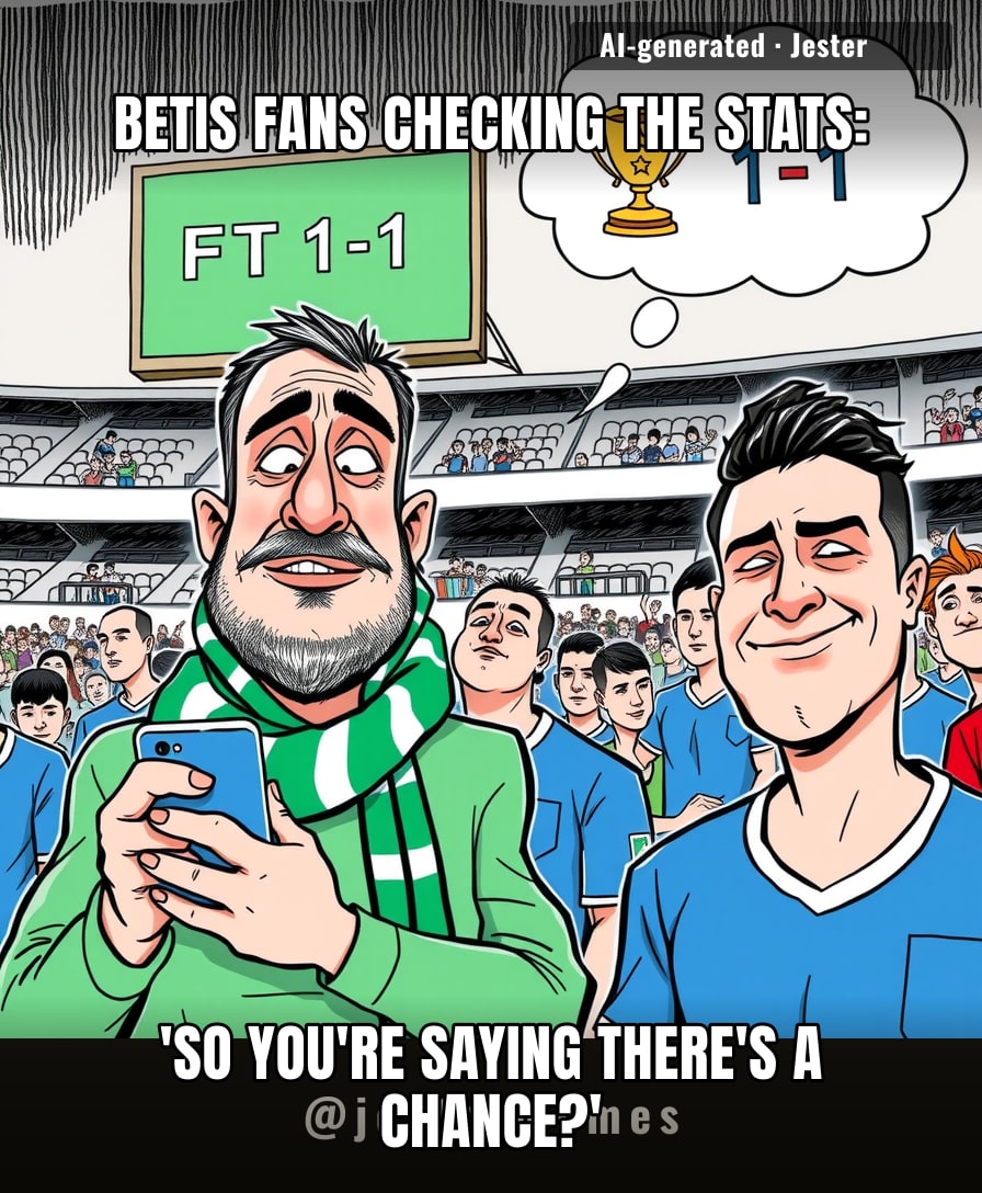 Real Betis fans have seen their team snatch defeat from the jaws of victory so often, they now treat a halftime lead like a haunted house.